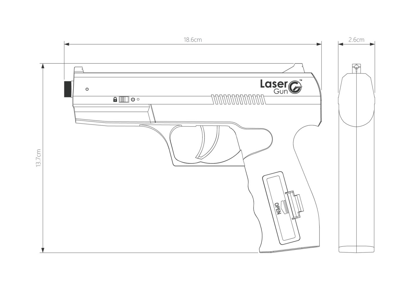 LaserGun_Dimension